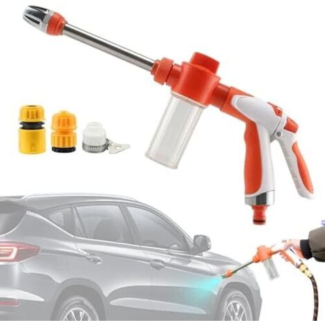 Nettoyeur haute pression - Comprend plusieurs buses, poignée ergonomique et pistolet pour lavage de véhicules à l'eau Lavage nettoyage des camions,