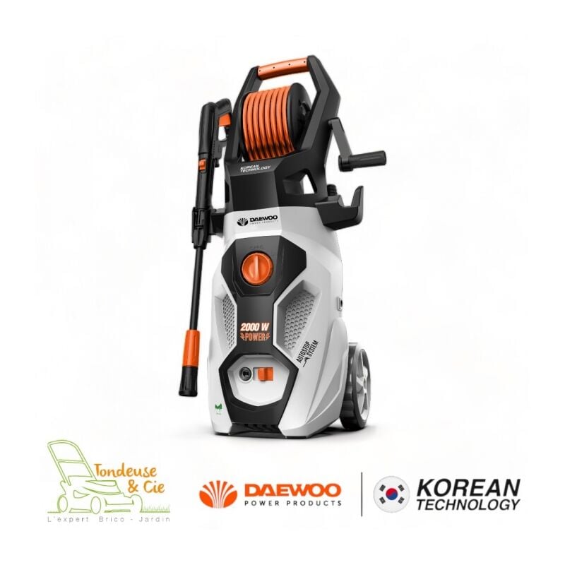Daewoo - Nettoyeur haute pression 2000 w - 160 bars, raccord rapide, accessoires - DAX160-2000W-HRL