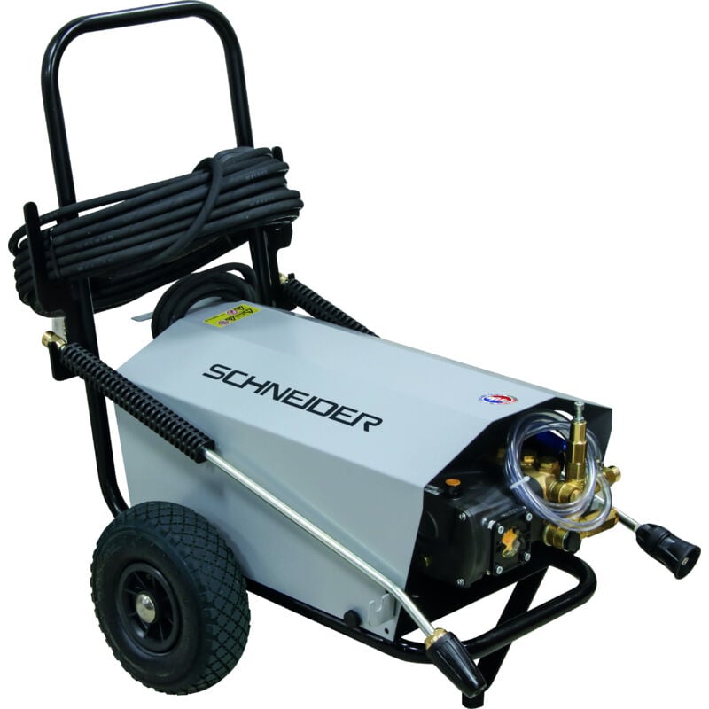 Schneider - Nettoyeur hp eau froide 230V 9 l/min 160 bar avec flexible 10m