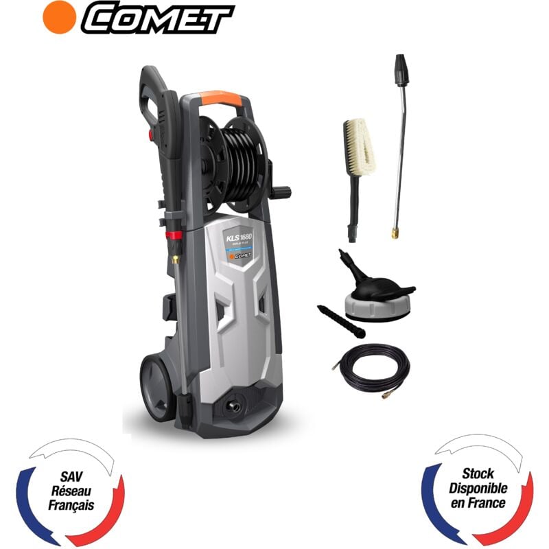 Comet - Nettoyeur haute pression électrique à eau froide kls 1680 gold plus xl 160 bars avec accessoires 9068012200 / 36052-00042
