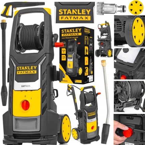 Nettoyeur haute pression en laiton Stanley FatMax 2500 W, à induction, 250 bars, auto-aspiration