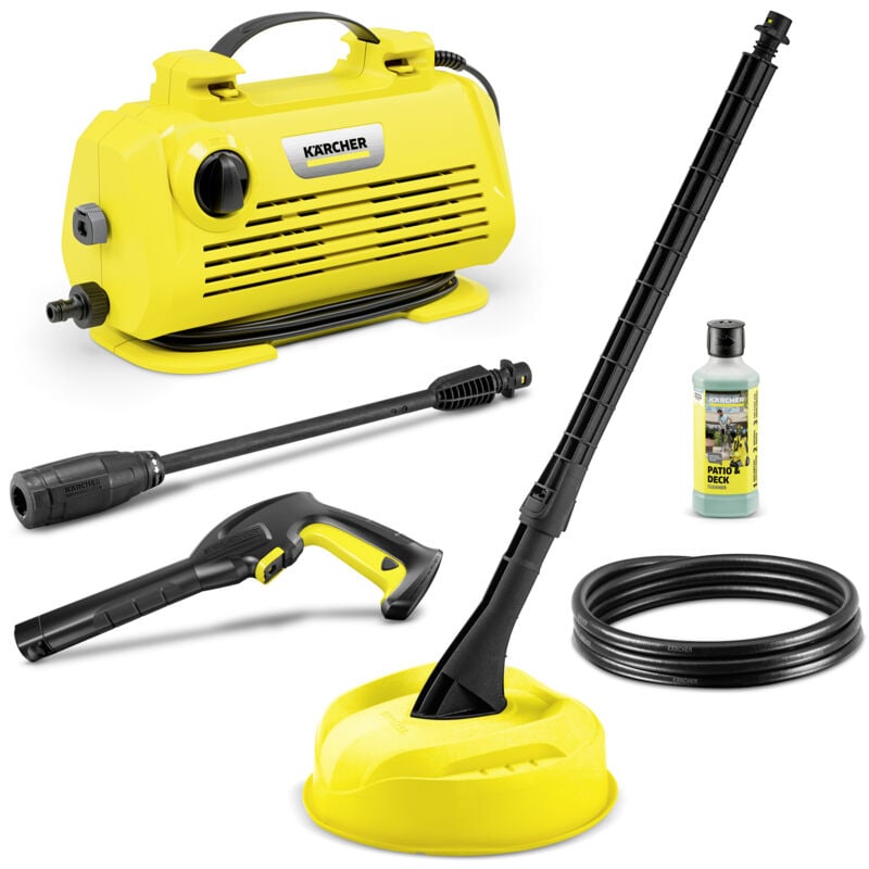 Karcher - Nettoyeur haute pression k 2 Horizontal vps Home - 110 bars - 360 L/h - 1400 w avec vario power et brosse terrasse