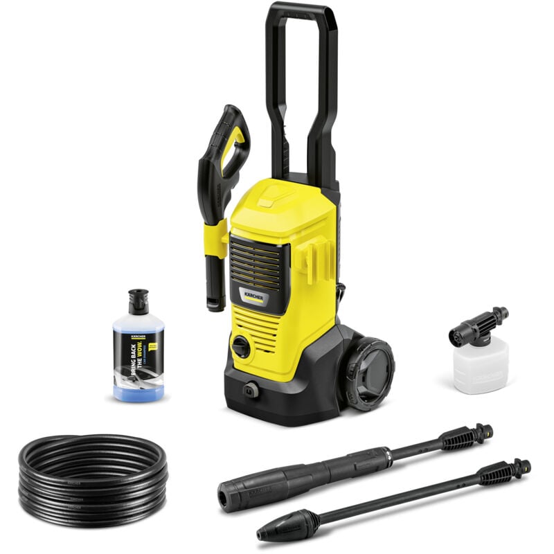 Karcher - Nettoyeur haute pression k 4 fj - 130 bars - 420 L/h - canon à mousse et détergent univ