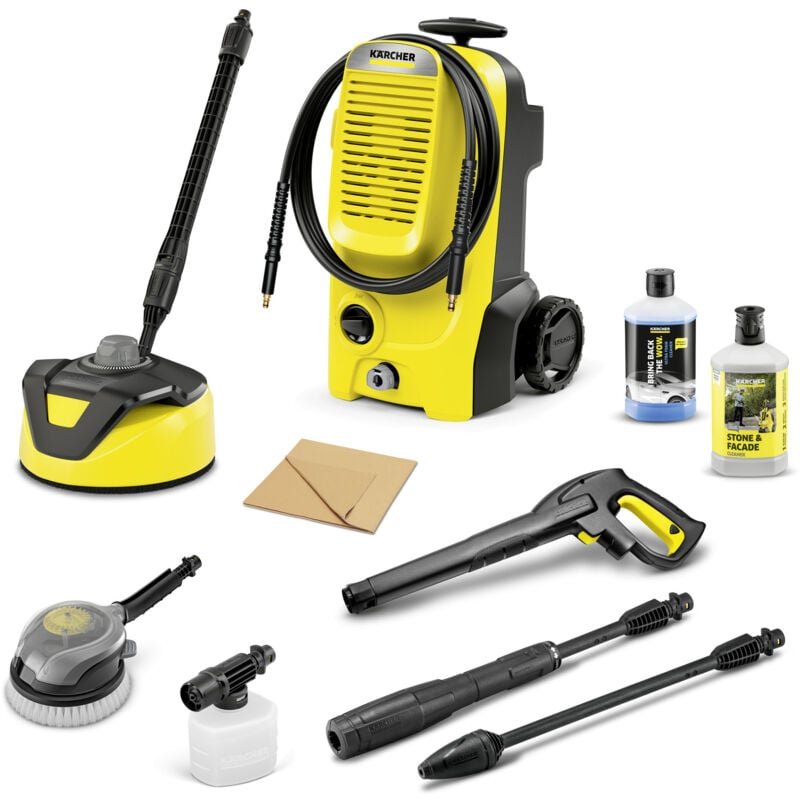 Karcher - Nettoyeur haute pression k 5 Classic Car & Home - 145 bars - 500 L/h - canon à mousse, brosse rotative, brosse terrasse, détergents
