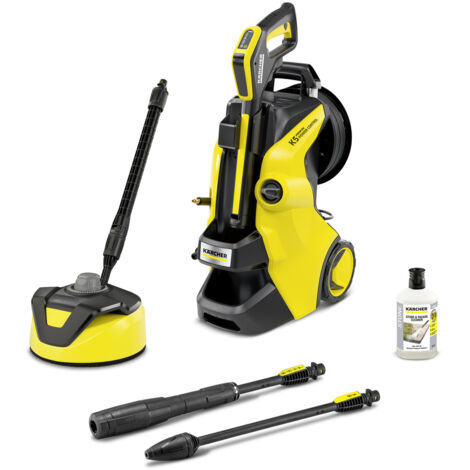 KÄRCHER Nettoyeur haute pression Karcher K 5 Premium Power Control Flex Home - 145 bars - 500 L/h - tambour enrouleur - brosse terrasse