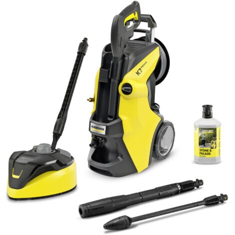 KÄRCHER Nettoyeur haute pression Karcher K 7 Premium Power Flex Home - 180 bars - 600 L/h - tambour enrouleur - brosse terrasse