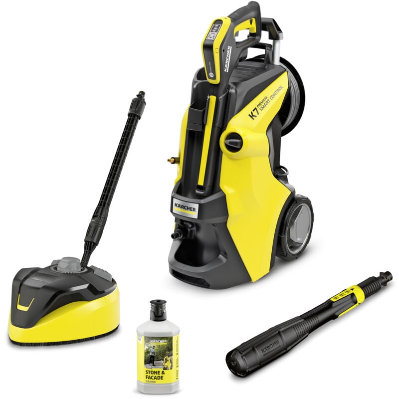 Karcher - Nettoyeur haute pression k 7 Premium Smart Control Flex Home - 180 bars - 600 L/h - connecté - tambour enrouleur - brosse terrasse