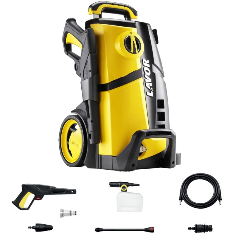 Nettoyeur haute pression à eau froide 1900 w 140 bar débit 450 L/h avec accessoires - LVR3 140 - Lavor