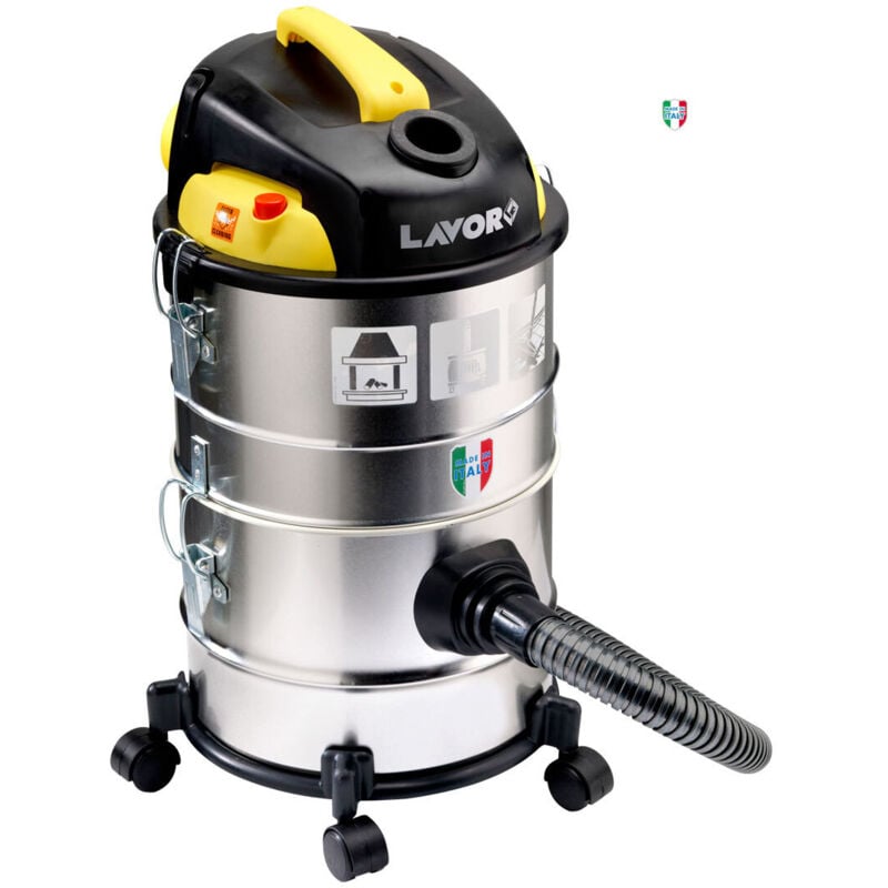 Lavor - Aspirateur de poele en me'tal Ashley Kombo 1000 w 14 + 14 lt avec filtre a' cartouche et fonction aspirateur