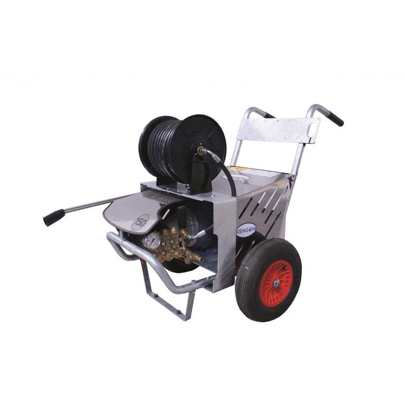 Nettoyeur Haute Pression Quattro Tri Eau Froide 200b 21l/m Ts + Enrouleur Renson