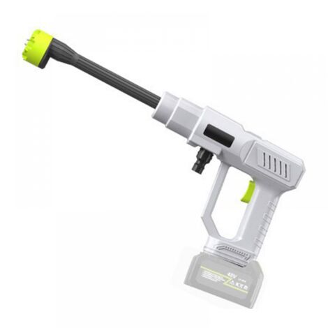 Nettoyeur haute pression sans fil avec moteur sans balais, pistolet de lavage 6 en 1 - Blanc - 48 V (avec une batterie)