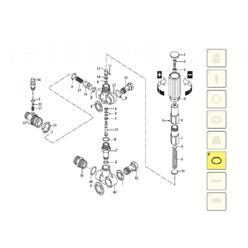 Renson - nettoyeur haute pression xr tri eau froide 170B 15L/M - flexible 10M