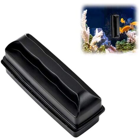 Nettoyeur magnétique pour vitres, élimine efficacement les algues, convient au nettoyage des vitres d'aquarium, nettoyeur magnétique pour aquarium, accessoires pour aquarium, nettoyant pour vitres.