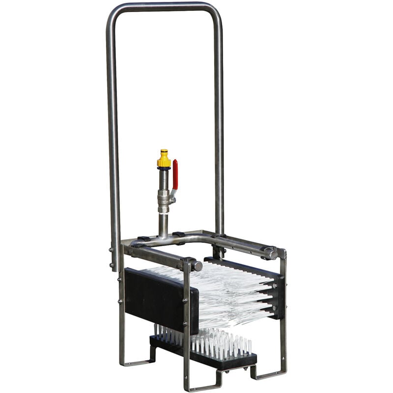 Cemo - Nettoyeur de bottes eco, en inox, l x l x h 330 x 330 x