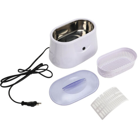 Nettoyeur Ultrasonique 40KHz 650ML 35W pour Bijoux et Lunettes, Machine de Nettoyage avec Prise EU 220V