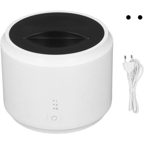 Nettoyeur Ultrasonique Inox 3 Vitesses Réglables 42KHz Machine de Nettoyage 480ml Prise EU 220-240V