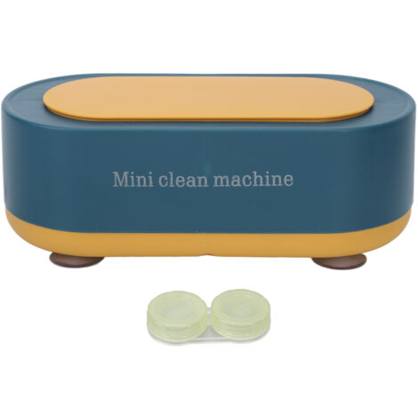 Nettoyeur Ultrasonique Portable pour Bijoux - Machine de Nettoyage à Haute Fréquence Automatique pour la Maison, Bleu