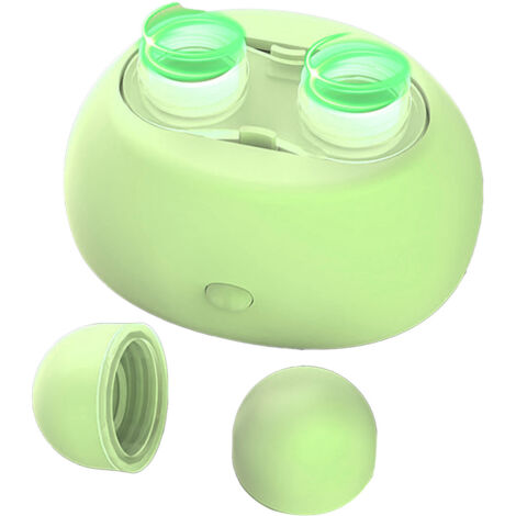 Nettoyeur Ultrasonique Portable pour Lentilles de Contact Rechargeable Automatique Bleu