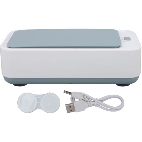Nettoyeur Ultrasonique Portable USB pour Lunettes, Bijoux et Bracelets de Montre Anti-Dérapant
