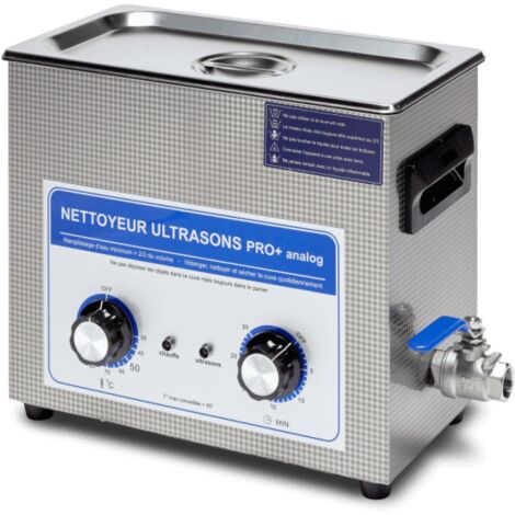 Nettoyeur ultrason RS PRO, 6.5L, 180W, 200W