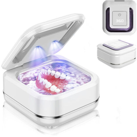 Nettoyeur Ultrasons, Nettoyeur Ultrason Lunettes, 49 kHz Ultrasonic Cleaner ,Bac a Ultrason pour Lunettes de Vue, Bijoux, Montres, Dentier