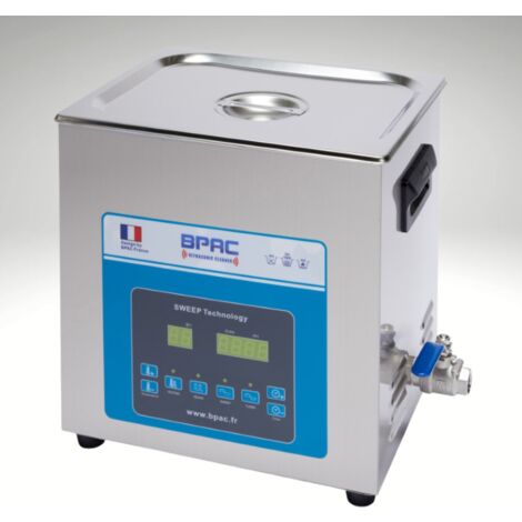 Nettoyeur Ultrasons Professionnel - cuve 14 L - Turbo + Sweep - 360W - BPAC
