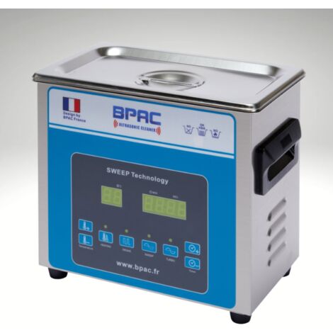 Nettoyeur Ultrasons Professionnel - cuve 3 L - Turbo + Sweep - 120W - BPAC