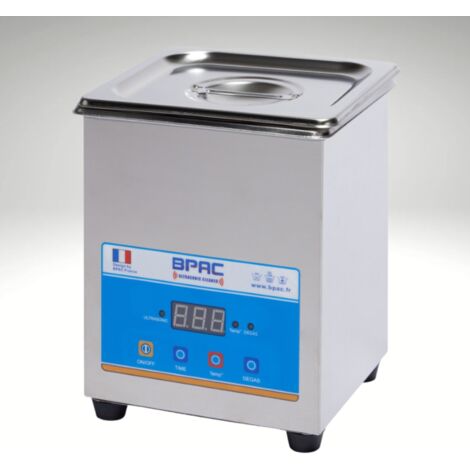 Nettoyeur Ultrasons Professionnel Degas - cuve 2 L - Extra Power - 80W - BPAC