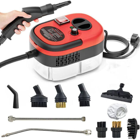 Nettoyeur vapeur 2500 W – Réservoir 1200 ml – Chauffage 15 s – Vapeur 105 °C – Pression 3 bars – Nettoyage tapis et surfaces délicates