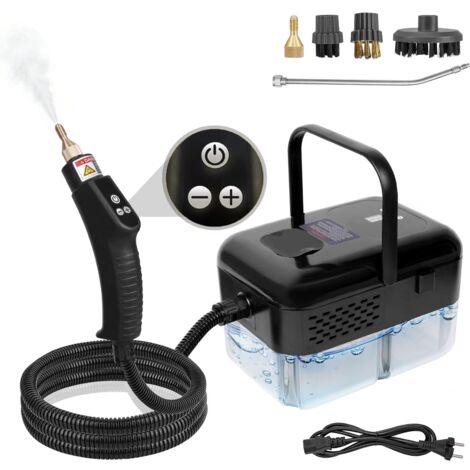 Nettoyeur vapeur haute pression 2500 W, 9 vitesses, affichage numérique. Nettoyeur vapeur multifonctionnel pour le nettoyage et la désinfection