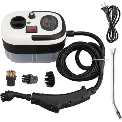 Nettoyeur vapeur haute pression 2500 W à 6 vitesses, dégraissage en profondeur à la vapeur chaude (105 °C) en 10 secondes, réservoir d'eau de 1,2 L pour la maison, la voiture et la cuisine.