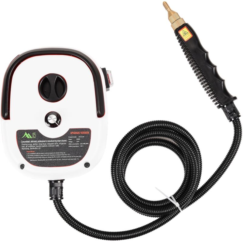 Tanant - Nettoyeur vapeur - Nettoyeur vapeur à main, 2500W, 105℃, nettoyeur vapeur haute température avec 3 têtes de brosse, pour meubles de cuisine,