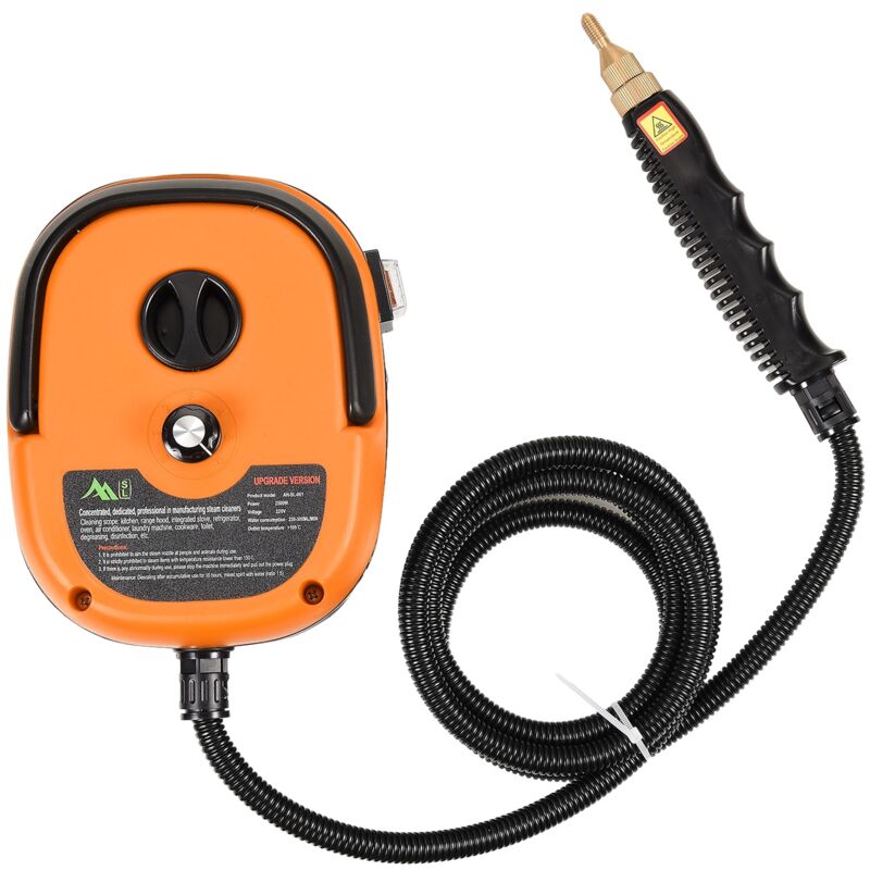 Tanant - Nettoyeur vapeur - Nettoyeur vapeur à main, 2500W, 105℃, nettoyeur vapeur haute température avec 3 têtes de brosse, pour meubles de cuisine,