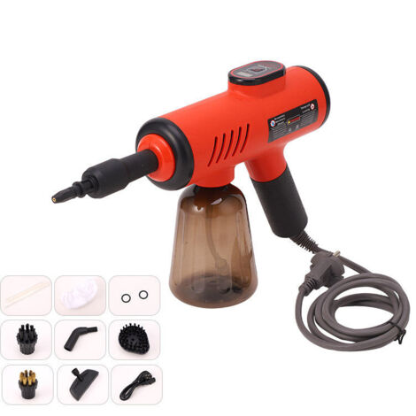 Nettoyeur vapeur portable haute température de 1500 W, parfait pour nettoyer les canapés, les voitures, les sols, etc