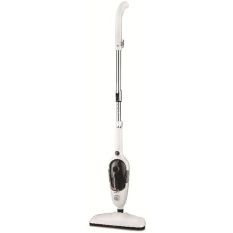 ATAG Nettoyeur vapeur,Balai Vapeur avec Nettoyeur à Main et 15 Accessoires-Multifonctions 1300W-Temps de Chauffe 25 sec- Câble 5 m - 99,9% des Bactéries Tuées sans Produit Chimique Manche télescopique exte