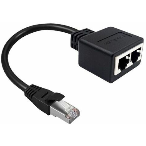 Network adapter RJ45 1 to 2,RJ45 A male-female double adapter (15cm) It is used to switch the network