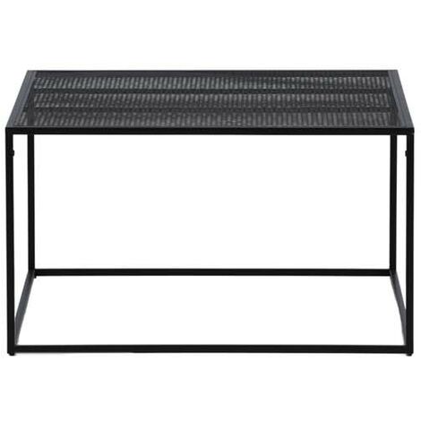 Netz Couchtisch schwarz.