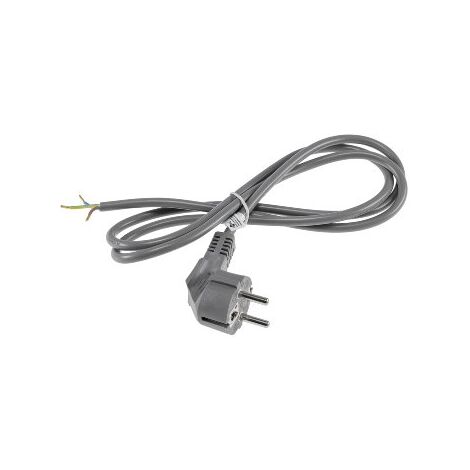 Netzkabel 1,5m, grau, 3x 0,75mm²