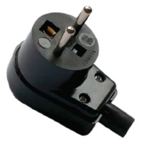 Netzstecker 250V 16A Schwarz WT-20S-2