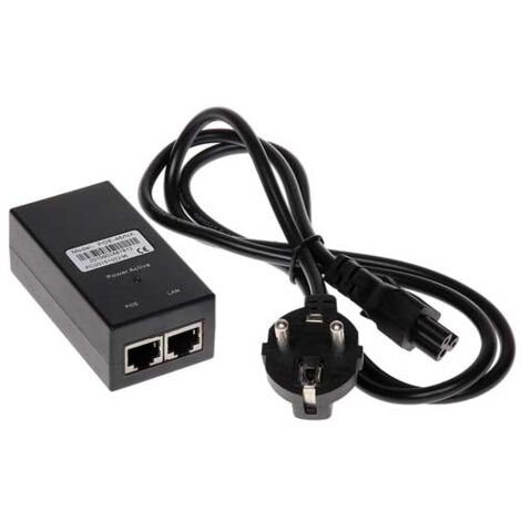 NETZTEIL ÜBER TWISTED-PAIR-KABEL 48V DC 24W für IP-Kamera mit POE