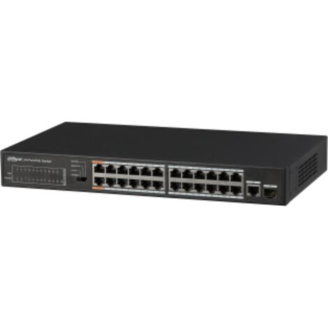 Netzwerk-Switch Dahua pfs3125-24et-190 24 PoE Ports 6.8 Gbit/s