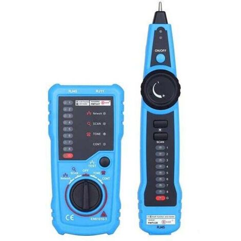 Netzwerkkabeltester, RJ11/RJ45-Leitungsdetektor, Multifunktions-Leitungssuchgerät mit Probe, Ethernet-LAN-Netzwerkkabelwartung und-sortierung, Telefonleitungstest