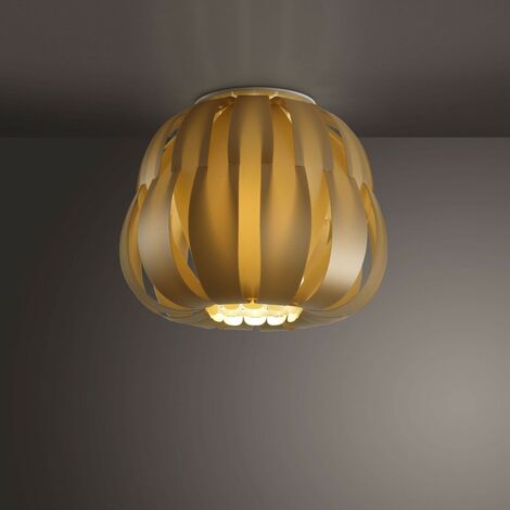 Neu Gold Deckenleuchte Cm. 19 x 17 Uhr