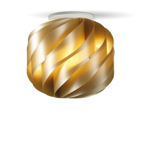 Neu Gold Deckenleuchte Cm. 40 x 39 Std