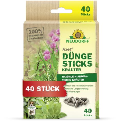 Neudorff Azet DüngeSticks für Kräuter - 40 Stück