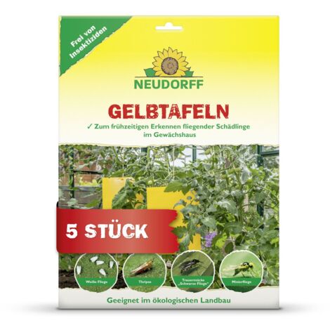 Neudorff Gelbtafeln (großformatig) - 5 Stück