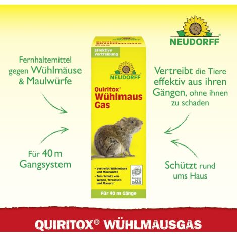 Neudorff Wühlmaus-Gas 2 Stück Keine Angabe
