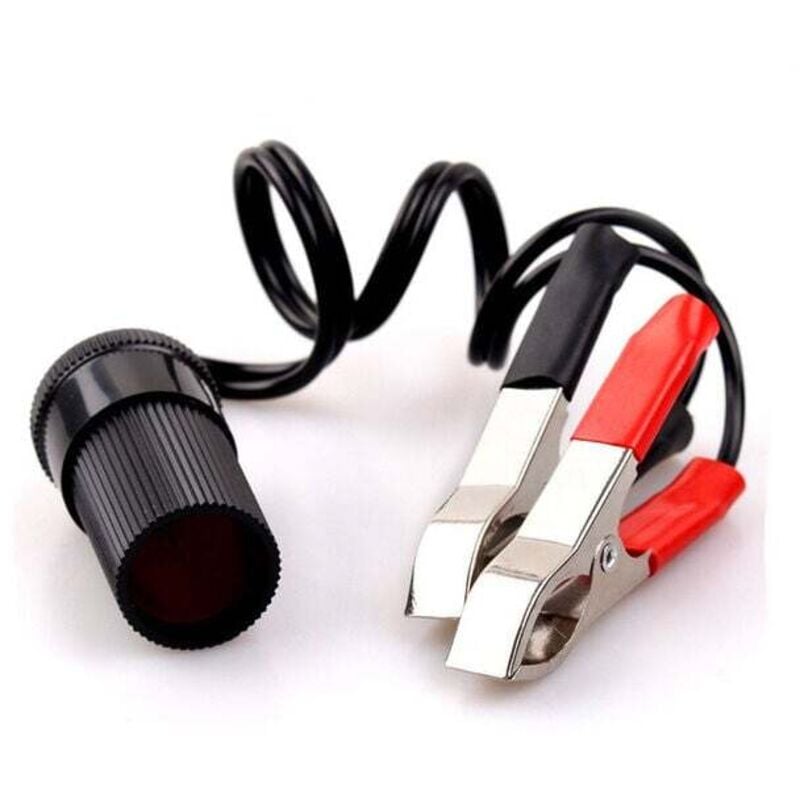 Image of Neue 12v Auto Batterie Terminal Klemme Zigarette Leichter Steckdose Adapter Clip 1 stücke
