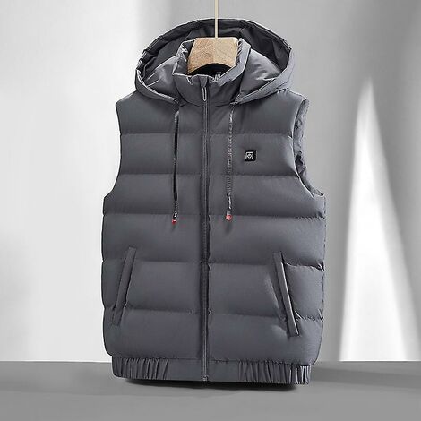Neue Männer Winter Konstante Temperatur Warme Weste USB Für Intelligente Elektrisch Beheizte Weste Outdoor Thermojacke Casual 9 Heizzonen