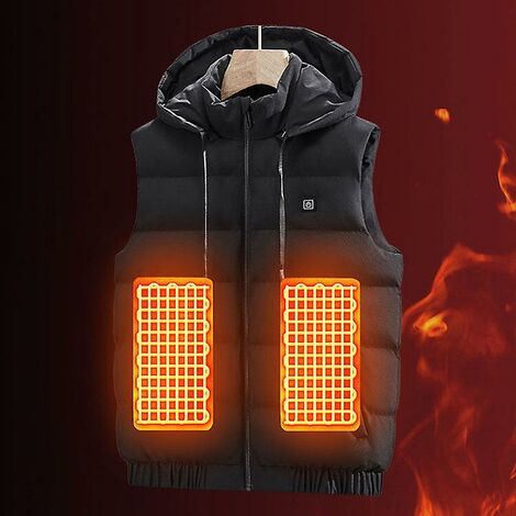 Neue Männer Winter Konstante Temperatur Warme Weste USB Für Intelligente Elektrisch Beheizte Weste Outdoor Thermojacke Casual 9 Heizzonen